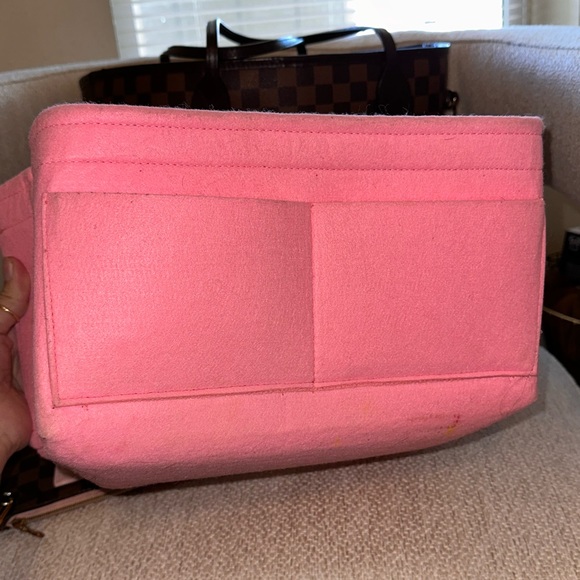 Louis Vuitton neverfull mm damier ebene rose ballerine - Picture 3 of 13